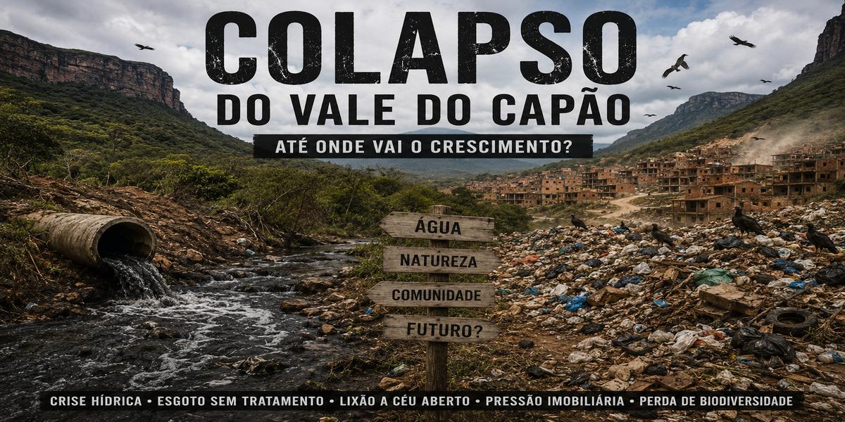 Plano do Capão já alertava  em 2016 colapso ambiental no Vale